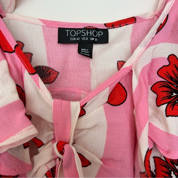 Top shop Cropped Flutter Top - Picture 4 of 14